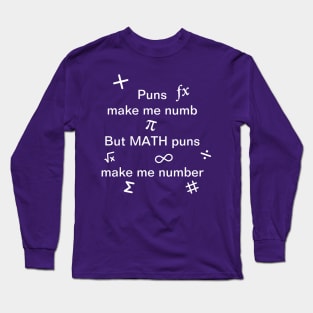 Mather Numbers Long Sleeve T-Shirt